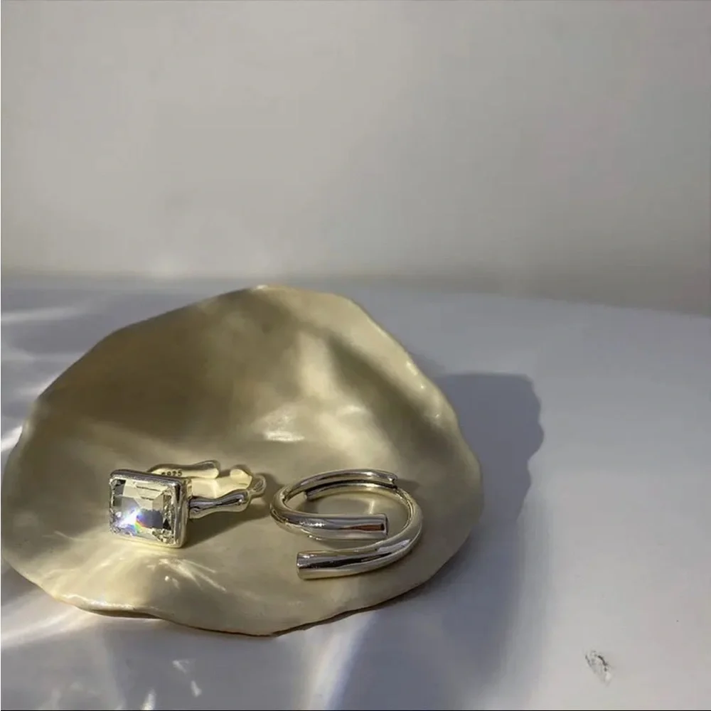 ⭐️ New 925 Sterling Silver Crystal Zircon Ring - Picture 6 of 10